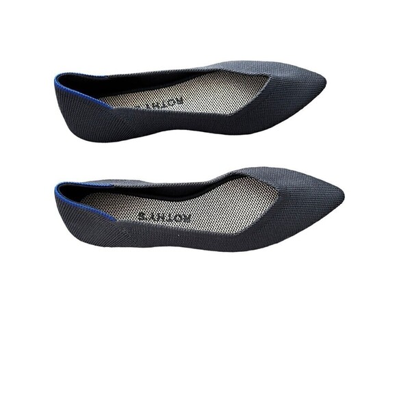 Rothy’s Gray Ballet Flat Point Toe Women's The Point Size 5 - Picture 2 of 9
